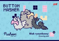 Podobrazia, bloki, papiery - Blok rysunkowy A4, 20 kartek, Pusheen The Cat - miniaturka - grafika 1