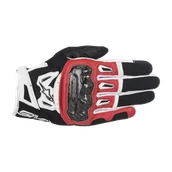 Rękawice motocyklowe - Rękawice Motocyklowe Alpinestars SMX-2 Air Carbon V2 Carbon Czarny/Czerwony/Złamany BiałyS - miniaturka - grafika 1