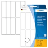 Etykiety do drukarek - Herma Vielzwecketiketten wei 20x75 mm Papier matt 320 St. - 2420 - miniaturka - grafika 1