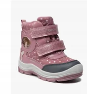 Śniegowce damskie - Geox Dziecięce Śniegowce Na Zimę Na Rzepy 22 Ż3D - miniaturka - grafika 1