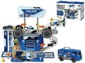 Samochody i pojazdy dla dzieci - Parking bazy policyjnej z pojazdami 46el - miniaturka - grafika 1