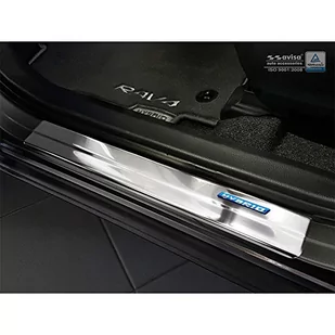 Avisa 2/23007 INOX ochraniacze progów drzwi C-HR 2016-'Hybrid' -4-częściowy, niebieski - Nakładki progowe - miniaturka - grafika 1