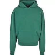 Bluzy męskie - Urban Classics Ultra Heavy Hoody, męska bluza z kapturem z zamkiem błyskawicznym, dostępna w wielu różnych kolorach, rozmiary od XS do 5XL, Leaf, S - miniaturka - grafika 1