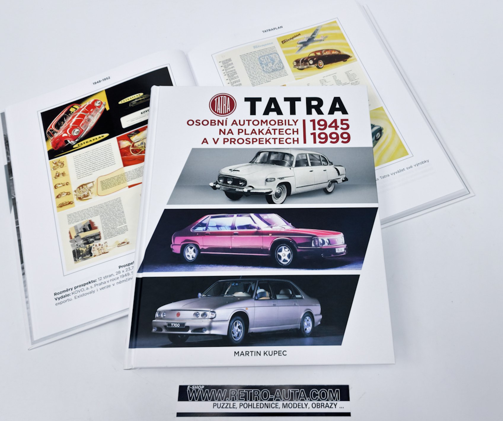 Tatra - samochody osobowe na plakatach i broszurach, 1945-1999