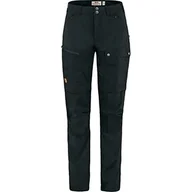 Spodnie rowerowe - Fjällräven Damskie spodnie Abisko Midsummer Zip Off W, czarne, 42 - miniaturka - grafika 1