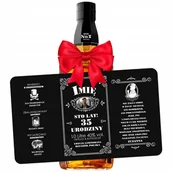 Akcesoria do pakowania - ETYKIETA NA WHISKY ZE ZDJĘCIEM PREZENT NA URODZINY CHŁOPAKA TATY 1L Y4 - miniaturka - grafika 1