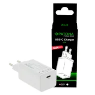Ładowarki do telefonów - PATONA Premium Ładowarka GaN PD65W 1xUSB-C PD3.0 QC3.0 biała - miniaturka - grafika 1