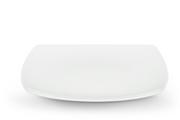 Talerze - Talerz deserowy CARLINA biały / 19x19 / porcelana - miniaturka - grafika 1