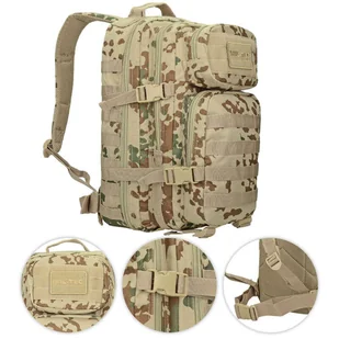 Mil-Tec Plecak wojskowy 2-komorowy Assault Small 20 Tropical Camo roz uniw 14002062) 14002062 - Plecaki - miniaturka - grafika 3