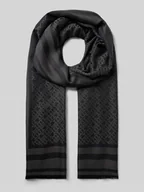 Apaszki i szaliki damskie - Szal ze wzorem z logo - miniaturka - grafika 1