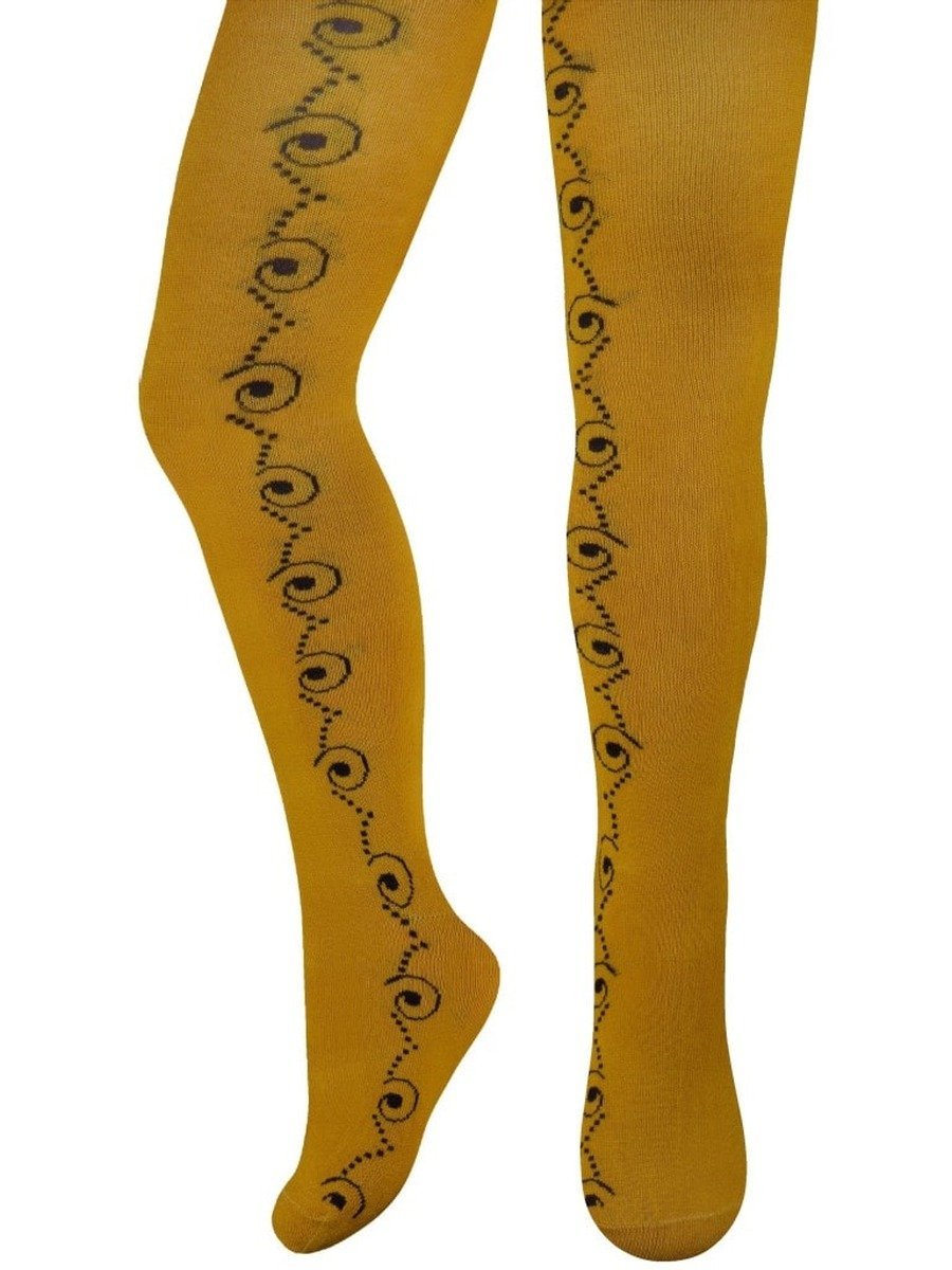 Dziewczęce rajstopy bawełniane szlaczki Milusie r.104/110