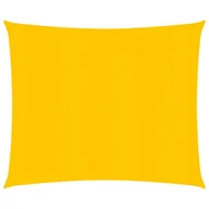 Parasole ogrodowe - vidaXL Żagiel przeciwsłoneczny, 160 g/m, żółty, 2,5x2,5 m, HDPE vidaXL - miniaturka - grafika 1