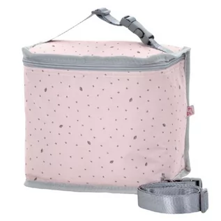 Torby i wózki na zakupy - MY BAG'S My Bag's Torba termiczna Picnic Bag Leaf Pink - grafika 1