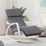 Fotele - vidaXL Fotel bujany, ciemnoszary, tapicerowany tkaniną - miniaturka - grafika 1