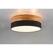 Lampy sufitowe - Seasons lampa sufitowa czarno brązowa Boho 611500302 Trio - miniaturka - grafika 1