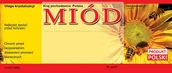 Pozostałe akcesoria kuchenne - Paczka etykiet na miód (100szt) - wzór E10 - miniaturka - grafika 1