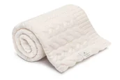Koce i narzuty dla dzieci - Kocyk Warkocz 100% Wełny Merino Cream My Memi - miniaturka - grafika 1