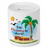 Skarbonki - SKARBONKA PREZENT DLA WÓJTA ZŁOTY WÓJT z Nadrukiem ze Zdjęciem z Nadrukiem + Opakowanie na prezent (wzór 01) - miniaturka - grafika 1