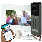 Wideodomofony - Wideodomofon WIFI Vidos X M10W-X + S12D FullHD Android Podczerwień MicroSD - miniaturka - grafika 1