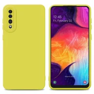 Etui i futerały do telefonów - Pokrowiec Etui Do Samsung Galaxy A50 4G / A50s / A30s w FLUID ŻÓŁTY TPU Silikonowe Obudowa Ochronny Case Cover Cadorabo - miniaturka - grafika 1