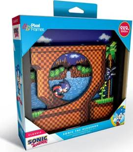 Pixel Frames Shadow Box Sonic the Hedgehog Loop L - Gadżety dla graczy - miniaturka - grafika 1