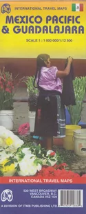 ITMB Meksyk Zachodni i  Guadalajara mapa 1:1 000 000 / 1:12 500 ITMB - Atlasy i mapy - miniaturka - grafika 1