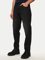 Spodnie męskie - Mustang Jeansy Denver 1015512 Czarny Tapered Fit - miniaturka - grafika 1