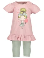 Legginsy - Blue Seven Komplet tunika i legginsy 914517 X Różowy Regular Fit - miniaturka - grafika 1