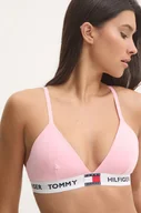 Biustonosze - Tommy Hilfiger biustonosz kolor różowy gładki UW0UW05607 - miniaturka - grafika 1