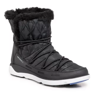 Śniegowce damskie - Merrell Śniegowce 1Six8 Farchill Mid Polar Ac+ J94892 Black - grafika 1