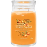 Świece - YANKEE CANDLE Świece zapachowe Farm Fresh Peach 368.0 g - miniaturka - grafika 1