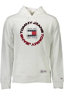 MĘSKA BLUZA TOMMY HILFIGER BIAŁA BEZ ZAMKA - Portfele - miniaturka - grafika 1