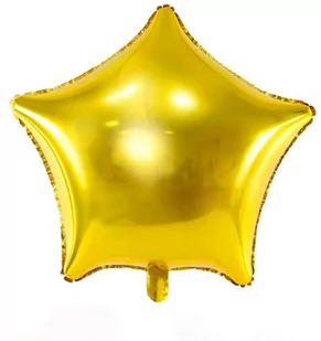 Balon foliowy gwiazda złota - 70 cm - 1 szt. - Balony i akcesoria - miniaturka - grafika 1