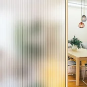 Okleiny - (45x200 cm) Nieprzezroczysta folia okienna anty-podglądająca, folia okienna, folia elektrostatyczna do szkła, ekran prywatności, przeszklenie okienne - miniaturka - grafika 1