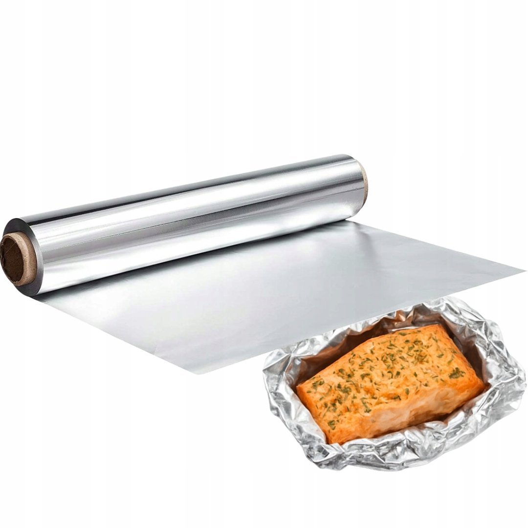 Folia aluminiowa 0,8kg uniwersalna mocna gastronomiczna domowa 60m gruba