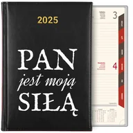 Notesy i bloczki - KALENDARZ CZARNY DZIENNY A5 2025 TERMINARZ PLANER DLA KSIĘDZA KATECHETY WZ - miniaturka - grafika 1