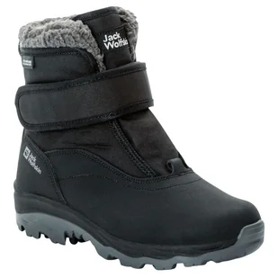 Dziecięce buty zimowe Jack Wolfskin Vojo Shell Texapore Mid Vc K Rozmiar butów (UE): 38 / Kolor: czarny - Buty dla chłopców - miniaturka - grafika 1