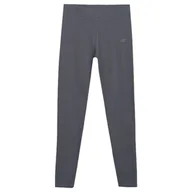 Spodnie sportowe damskie - Damskie legginsy 4F Tights Cas F248 Rozmiar: S / Kolor: szary - miniaturka - grafika 1