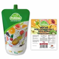 Soki i napoje niegazowane - PURENA Zagęszczony Nektar Wieloowocowy 1kg - miniaturka - grafika 1