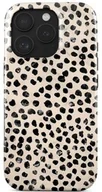 Etui i futerały do telefonów - Burga Etui Almond Latte Tough Magnetic do iPhone 16 Pro Max, beżowe z czarnymi kropkami - miniaturka - grafika 1