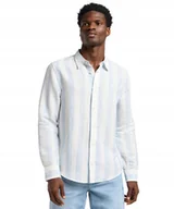 Koszule męskie - Koszula Lee PATCH SHIRT 112363907 Shy Blue S - miniaturka - grafika 1