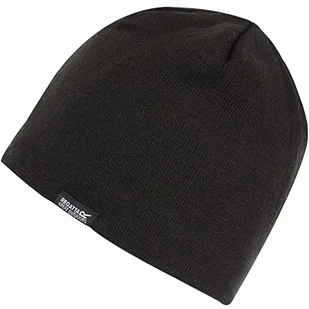 Regatta Unisex Brevis II akrylowa dzianinowa podszewka polarowa wodoodporna wewnętrzna membrana czapka nakrycie głowy, czarna, L/XL - Czapki damskie - miniaturka - grafika 1