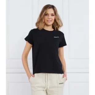 Patrizia Pepe T-shirt | Regular Fit - Koszulki i topy damskie - miniaturka - grafika 1