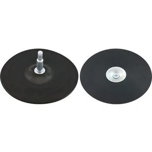 PROLINE dysk ścierny gumowy 125mm z trzpieniem ze śrubą 27034 - Akcesoria do elektronarzędzi - miniaturka - grafika 1