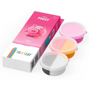 Masa plastyczna HEY CLAY Zwierzęta Świnka 07766 - Masy plastyczne - miniaturka - grafika 1