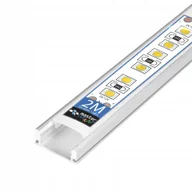 Akcesoria do oświetlenia - profil Led aluminiowy Do Taśmy Led Z Kloszem 2m anodowany - miniaturka - grafika 1