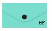 Teczki i skoroszyty - Mp Main Paper Teczka kopertowa 62x105mm na zatrzask turkusowa - miniaturka - grafika 1