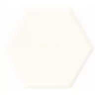 Płytki ceramiczne - PARADYŻ UNIWERSALNY HEKSAGON WHITE STRUKTURA POŁYSK 19.8X17.1 G1 UNIWERSALNY HEKSAGON WHITE STRUKTURA POŁYSK 19.8X17.1 G1 - miniaturka - grafika 1