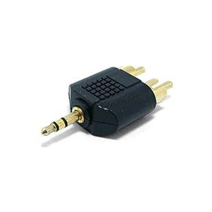Gembird A-458 kabel audio 2 x RCA 3.5mm Czarny A-458 - Kable komputerowe i do monitorów - miniaturka - grafika 1