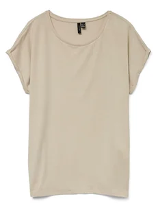 Vero Moda Bluzka w kolorze beżowym - Bluzki damskie - miniaturka - grafika 1